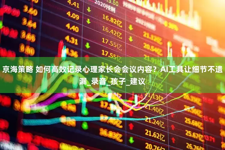京海策略 如何高效记录心理家长会会议内容？AI工具让细节不遗漏_录音_孩子_建议