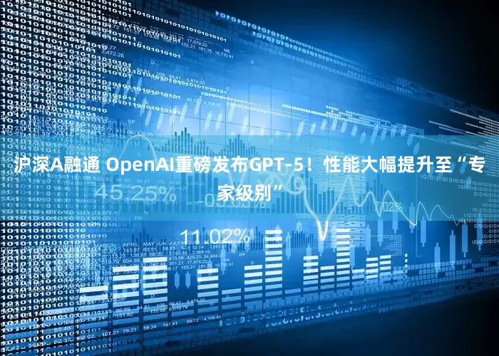 沪深A融通 OpenAI重磅发布GPT-5！性能大幅提升至“专家级别”