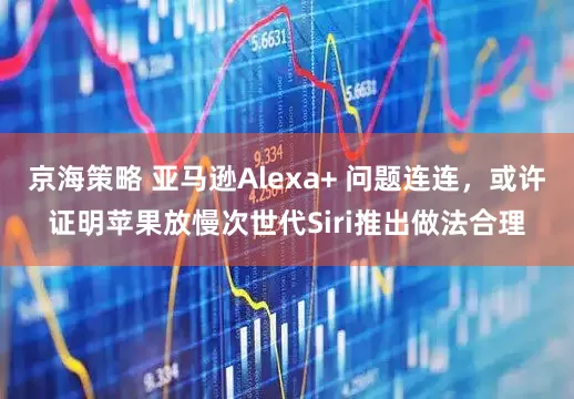 京海策略 亚马逊Alexa+ 问题连连，或许证明苹果放慢次世代Siri推出做法合理