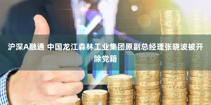 沪深A融通 中国龙江森林工业集团原副总经理张晓波被开除党籍